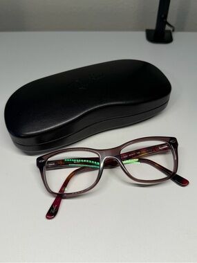 Ray-Ban Eyeglasses RB 5228 5628 Red Tortoise FRAMES ONLY 50-17-140